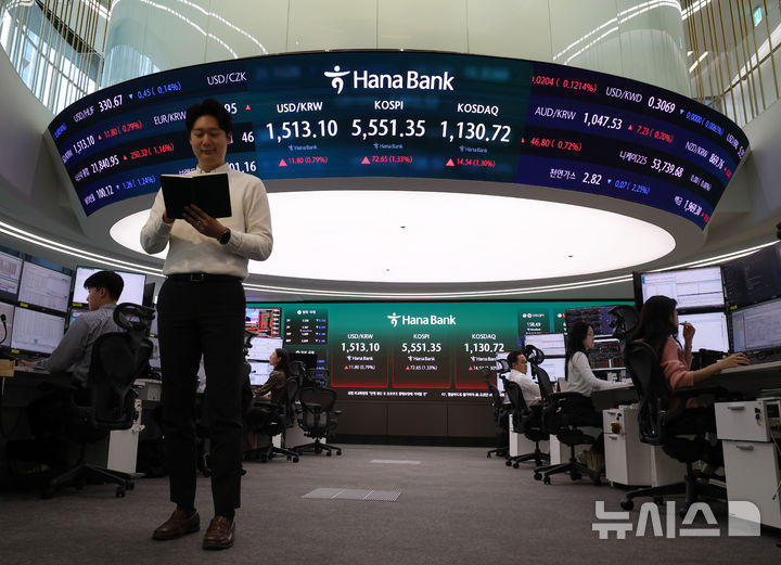 상승 출발한 코스피-코스닥