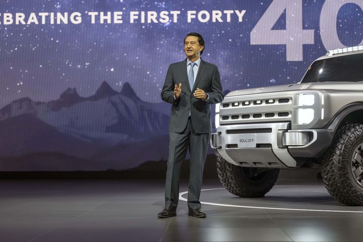 [서울=뉴시스] 호세 무뇨스 현대차 대표이사 사장이 1일(현지 시간) 미국 뉴욕 제이콥 재비츠 컨벤션 센터에서 열린 2026 뉴욕 국제 오토쇼 현대차 프레스 컨퍼런스에서 발표를 하고 있다. (사진=현대자동차 제공) 2026.04.02. photo@newsis.com *재판매 및 DB 금지