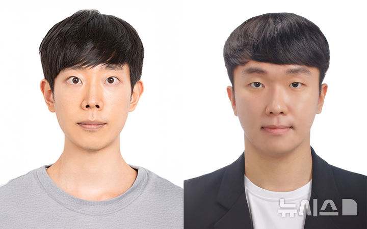 (왼쪽부터) AI융합학과 김의환 교수, 장원식 석박통합과정생. (사진=GIST 제공) photo@newsis.com