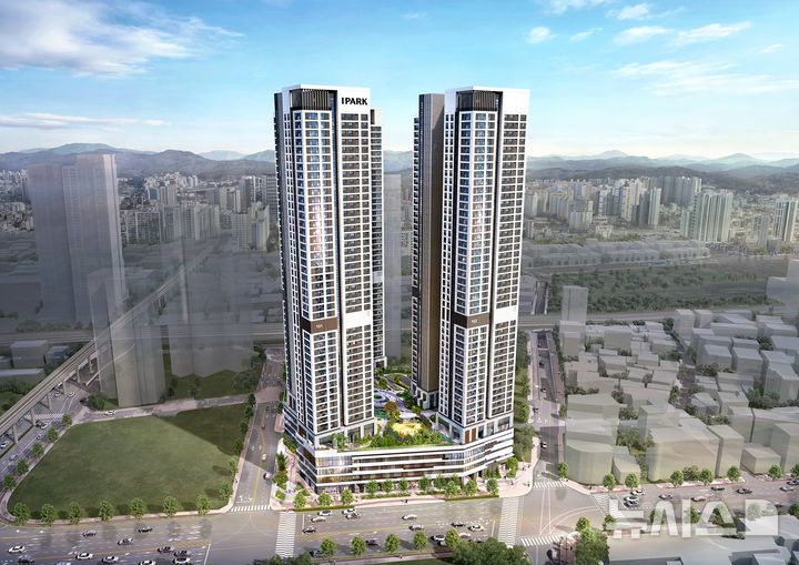 [서울=뉴시스] 의정부역 센트럴 아이파크. (사진= IPARK현대산업개발 제공)