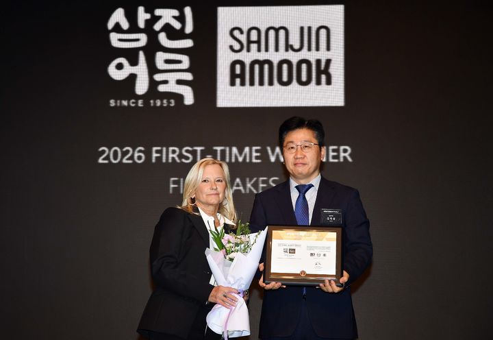 [부산=뉴시스] 삼진어묵은 세계적 권위를 자랑하는 '2026 뉴욕페스티벌 대한민국 국가브랜드 대상'(2026 NYF K-NBA)에서 어묵 부문 최초 1위를 차지했다고 3일 밝혔다. (사진=삼진어묵 제공) 2026.04.03. photo@newsis.com *재판매 및 DB 금지