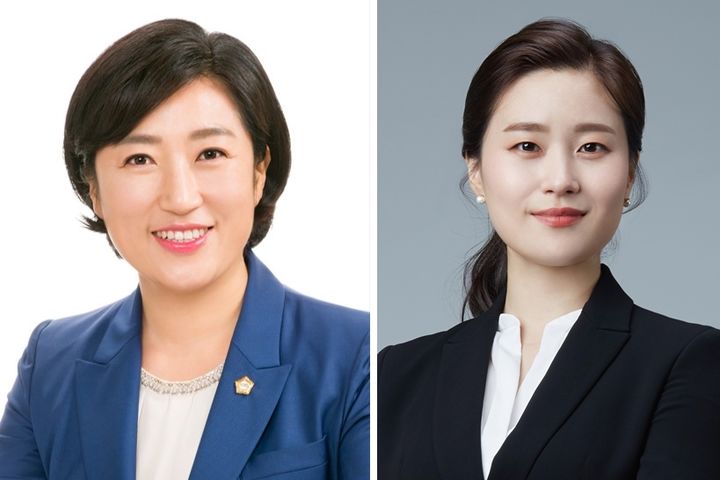 [광주=뉴시스] 더불어민주당 북구청장 경선 신수정(왼쪽), 정다은 예비후보 (사진 = 뉴시스 DB) photo@newsis.com *재판매 및 DB 금지