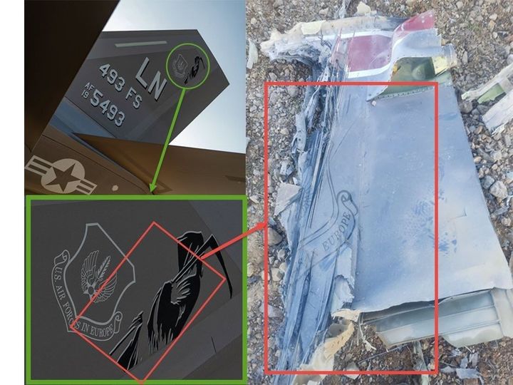 [서울=뉴시스]이란이 3일(현지 시간) 격추했다고 주장하는 F-35 사진. 2026.04.03(사진=이란 국영방송 IRIB 캡쳐)