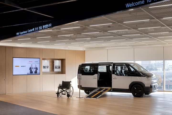[평택=뉴시스] 기아 PBV 익스피리언스 센터 인스파이어링 존의 모습. (사진=기아 제공) 2026.4.5. photo@newsis.com *재판매 및 DB 금지