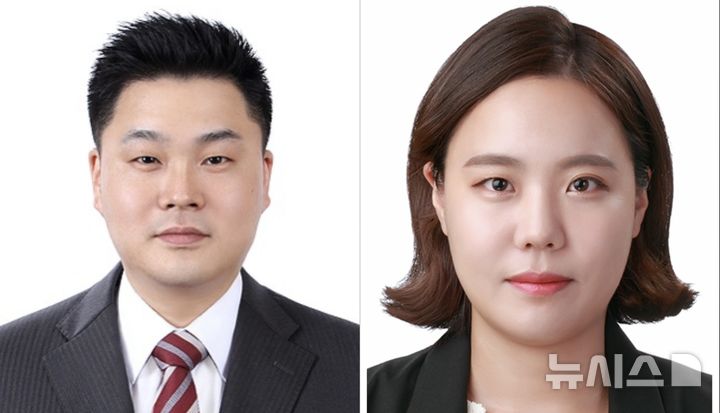 [안양=뉴시스] 김훈 교수(사진 왼쪽)와 박신혜 교수. (사진=안양대 제공).
