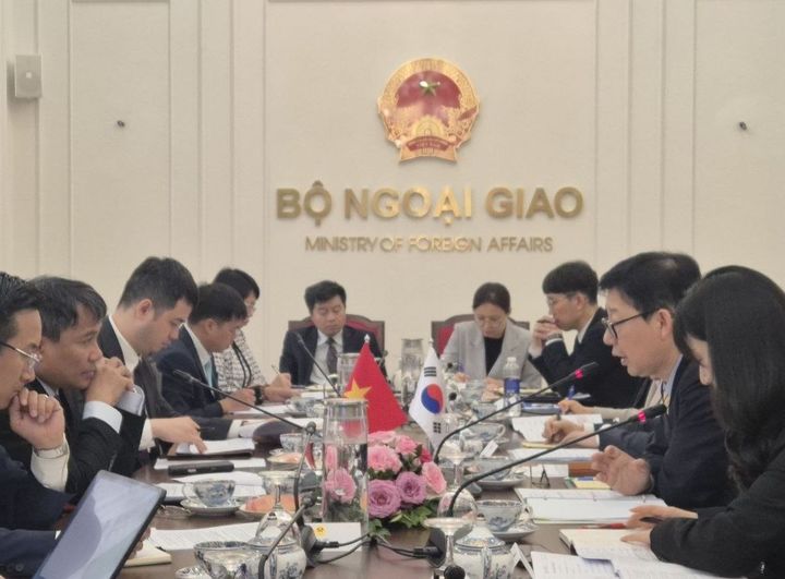 [서울=뉴시스] 한-베트남 외교차관 회담. (사진=외교부 제공) 2026.04.03 *재판매 및 DB 금지