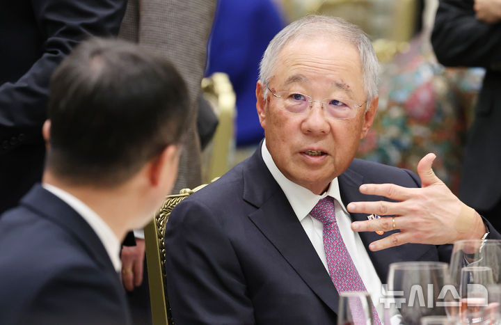 한-프랑스 국빈오찬 참석한 류진 한국경제인협회장