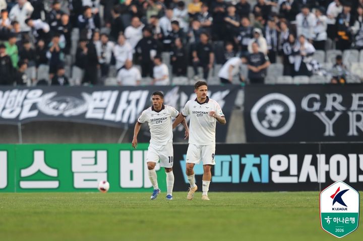 [서울=뉴시스] 프로축구 K리그2 성남FC의 빌레로. (사진=한국프로축구연맹 제공) 2026.04.04. photo@newsis.com *재판매 및 DB 금지