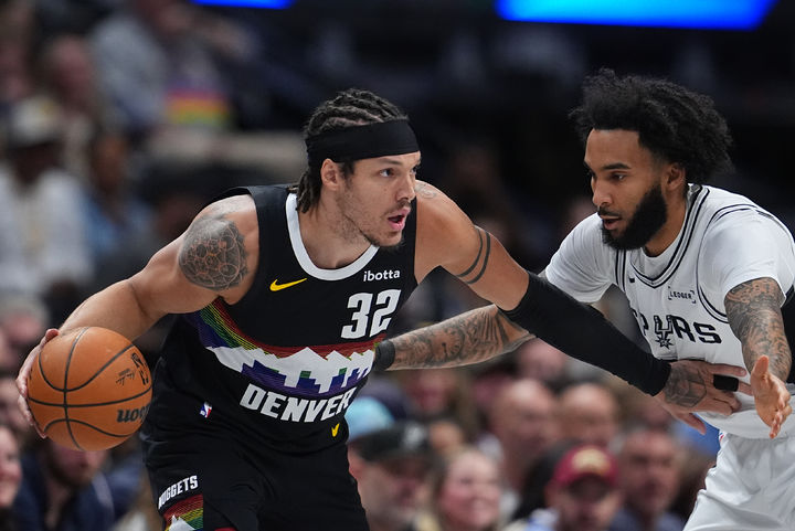 [덴버=AP/뉴시스] 미국프로농구(NBA) 덴버 너기츠의 애런 고든. 2026.04.04.