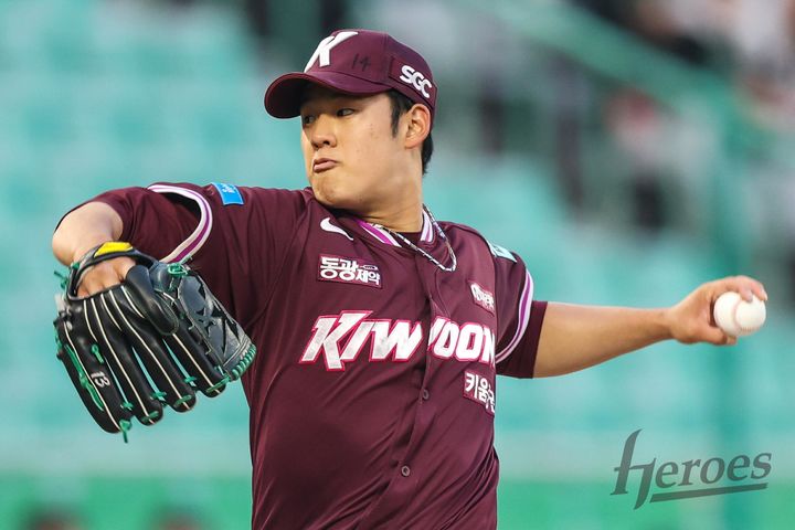 [서울=뉴시스] 프로야구 키움 히어로즈의 정현우. (사진 = 키움 히어로즈 제공) *재판매 및 DB 금지