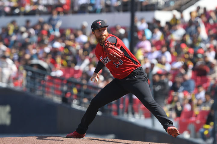 [서울=뉴시스] 프로야구 KIA 타이거즈의 아담 올러. (사진 = KIA 타이거즈 제공) *재판매 및 DB 금지