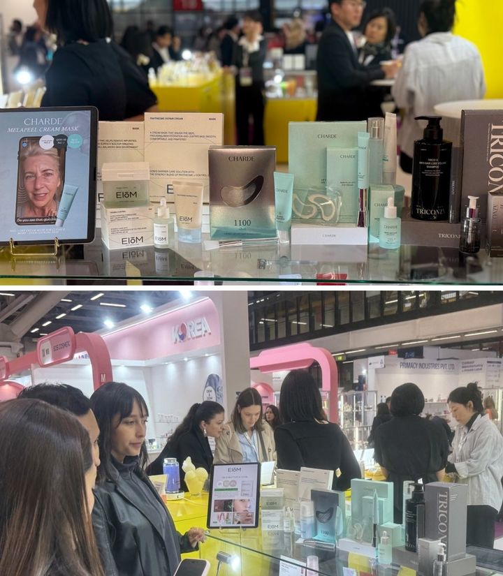 최근 이탈리아 볼로냐에서 열린 ‘코스모프로프 월드와이드 볼로냐 2026’에 참여한 뉴셀렉트. (사진=뉴셀렉트) *재판매 및 DB 금지