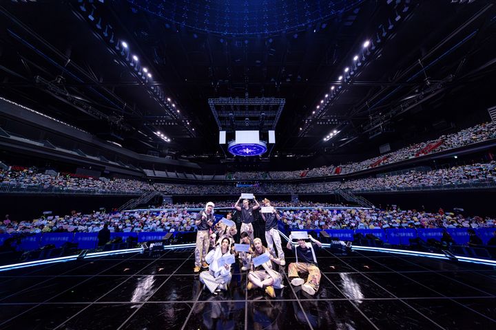 [서울=뉴시스] 스트레이 키즈 여섯 번째 공식 팬미팅 'STAY in Our Little House' 현장. (사진 = JYP엔터테인먼트 제공) 2026.04.06 photo@newsis.com *재판매 및 DB 금지