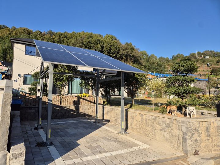 주택용 태양광 설치된 주택(사진=군산시 제공) *재판매 및 DB 금지