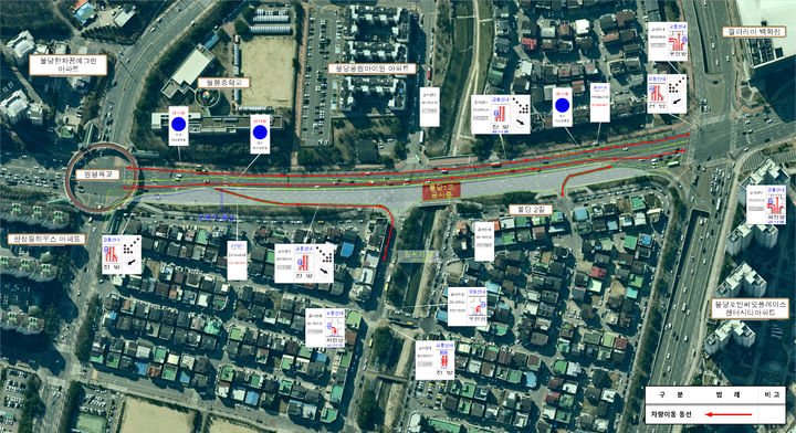 [천안=뉴시스] 천안 불당1교 공사구간 모습. (사진=천안시 제공) 2026.04.06 photo@newsis.com *재판매 및 DB 금지