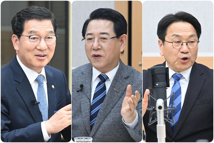 신정훈, 김영록, 강기정 예비후보. (사진=뉴시스DB) *재판매 및 DB 금지