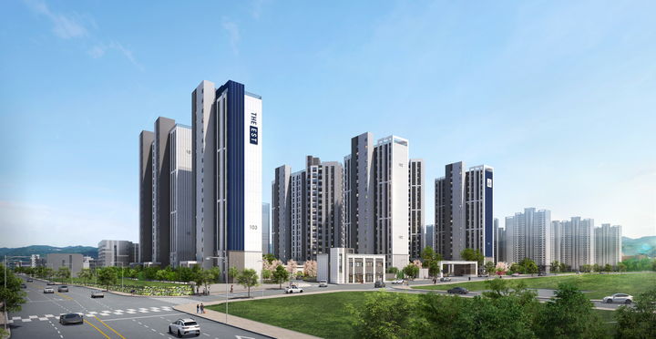 [서울=뉴시스] '용인 고림 동문 디 이스트' 투시도. (출처=동문건설) 2026.04.06. photo@newsis.om *재판매 및 DB 금지