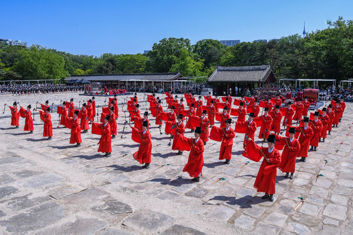 [서울=뉴시스] 종묘대제 정전 제향 (사진=국가유산청 제공) 2026.04.07. photo@newsis.com *재판매 및 DB 금지