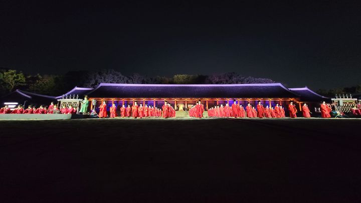 [서울=뉴시스] 봄 궁중문화축전 종묘제례악 야간공연 (사진=국가유산청 제공) 2026.04.07. photo@newsis.com *재판매 및 DB 금지