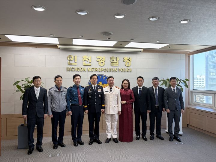 인천경찰청-베트남 꽝닌성 공안국 우호협력 초청식. (사진=인천경찰청 제공) 2026.04.07. photo@newsis.com *재판매 및 DB 금지