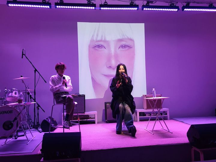 [서울=뉴시스] 한영애 데뷔 50주년 기념 기자 간담회. (사진 = 나무뮤직 제공) 2026.04.07 photo@newsis.com *재판매 및 DB 금지