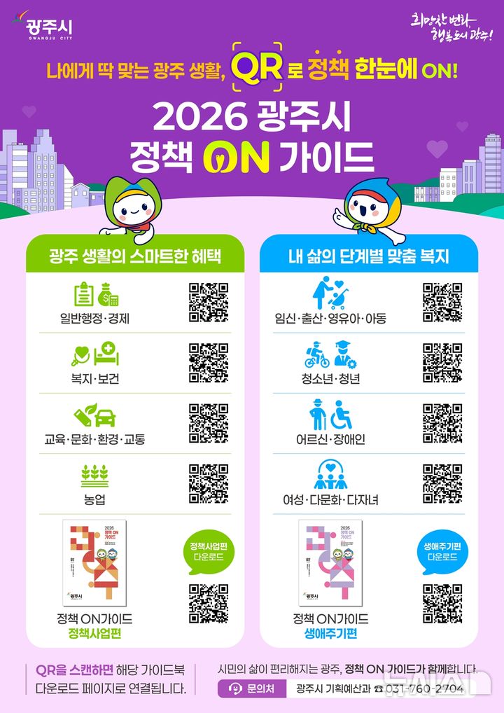 [경기광주=뉴시스] 광주시 '2026 정책 온 가이드' 안내문 (사진=광주시 제공) 2026.04.07.photo@newsis.com