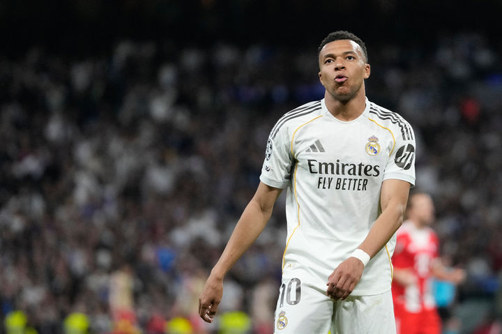 [마드리드=AP/뉴시스]레알 마드리드 음바페. 2026.04.07.