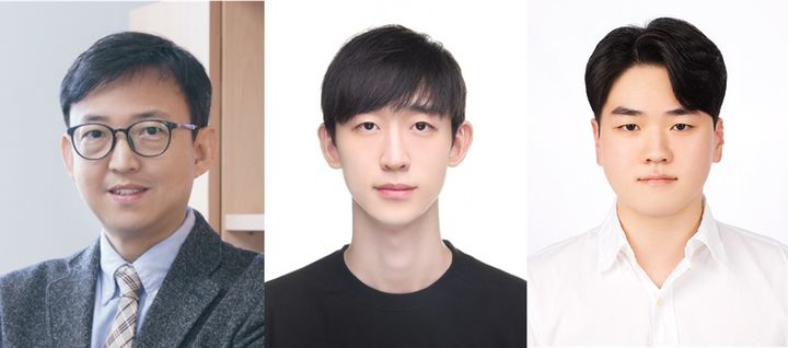 [울산=뉴시스] UNIST 연구진. 사진 왼쪽부터 조재흥 교수, 선승원 박사, 전영진 연구원 2026.04.08. photo@newsis.com *재판매 및 DB 금지