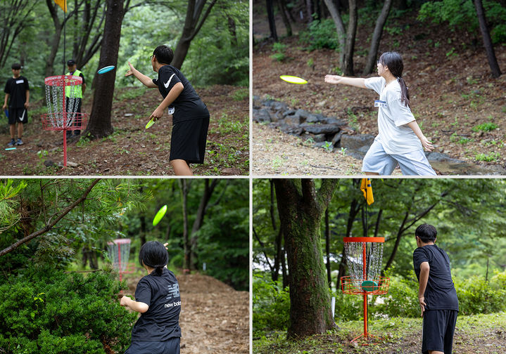 [서울=뉴시스] 크라운해태제과가 '제2회 전국 중학생 디스크 골프 챔피언십 대회'를 개최한다고 밝혔다. (사진=크라운해태제과 제공)   *재판매 및 DB 금지