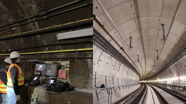 오늘이엔엠이 프랑스 파리와 이탈리아 로마 지하철에 공급 완료한 '5G 터널용 안테나'의 현장 운용 모습. (사진=오늘이앤엠) *재판매 및 DB 금지