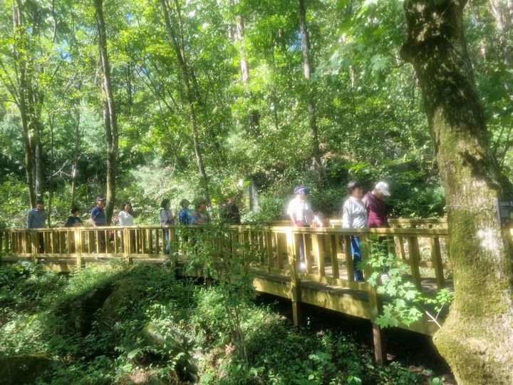 [횡성=뉴시스] 침가자들이 '으랏차차 내몸깨우기' 프로그램에 참여하고 있다. (사진=횡성군 제공) 2026.04.08. photo@newsis.com *재판매 및 DB 금지