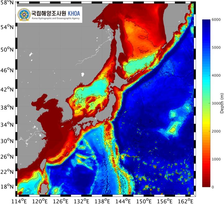 [부산=뉴시스] 해양재분석자료 생산 해역. (사진=국립해양조사원 제공) 2026.04.08. photo@newsis.com *재판매 및 DB 금지