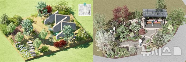 [전주=뉴시스] 코리아가든쇼(전주) 1차 심사 선정 작품 일부. (사진=전주시 제공) 2026.04.08. photo@newsis.com 