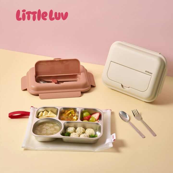 [서울=뉴시스] '리틀럽 스텐 식판 세트' (사진=락앤락 제공) 2026.04.08. photo@newsis.com *재판매 및 DB 금지