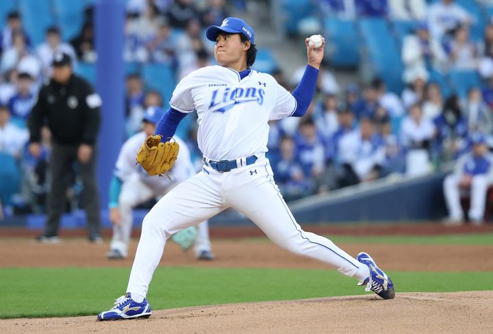 [서울=뉴시스] 프로야구 삼성 라이온즈 이승현. (사진=삼성 제공) 2026.04.02.. *재판매 및 DB 금지