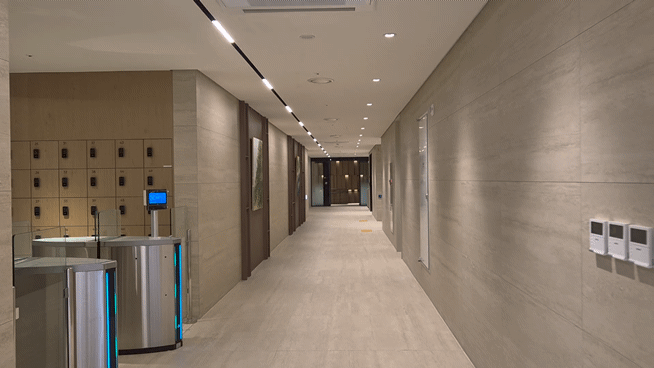 [서울=뉴시스] 정진형 기자 = 지난 8일 찾은 서울 서초구 잠원동 오티에르 반포 지하 커뮤니티 시설. 2026.04.09. formation@newsis.com *재판매 및 DB 금지