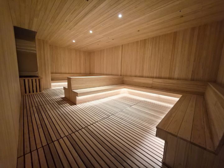 [서울=뉴시스] 정진형 기자 = 지난 8일 서울 서초구 잠원동 오티에르 반포 커뮤니티시설의 테라피라운지. 2026.04.09. formation@newsis.com *재판매 및 DB 금지