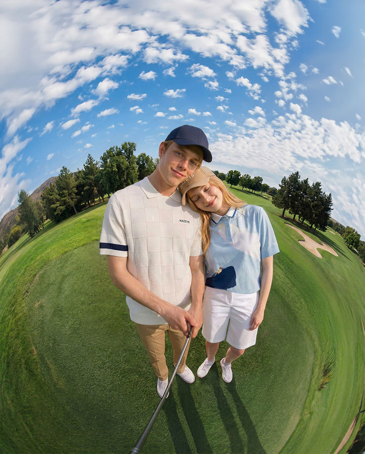 [서울=뉴시스] LF 헤지스골프 2026SS 로얄 캡슐 컬렉션 화보 (사진=LF 제공) 2026.04.09. photo@newsis.com *재판매 및 DB 금지