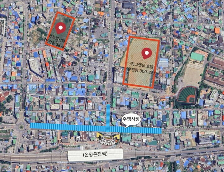 [아산=뉴시스] 제65회 아산 성웅이순신축제 행사장 주변 주차장 구역도. (사진=아산시 제공) 2026.04.09 photo@newsis.com *재판매 및 DB 금지