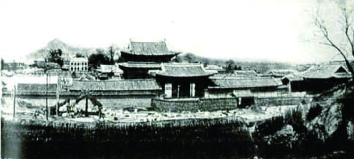 [서울=뉴시스] 1904년 대화재 이전의 경운궁과 조원문 (사진=국가유산청 제공) 2026.04.09. photo@newsis.com *재판매 및 DB 금지