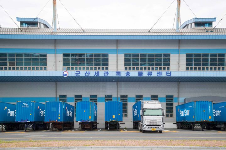군산 특송화물 물류센터(사진=군산시 제공) *재판매 및 DB 금지