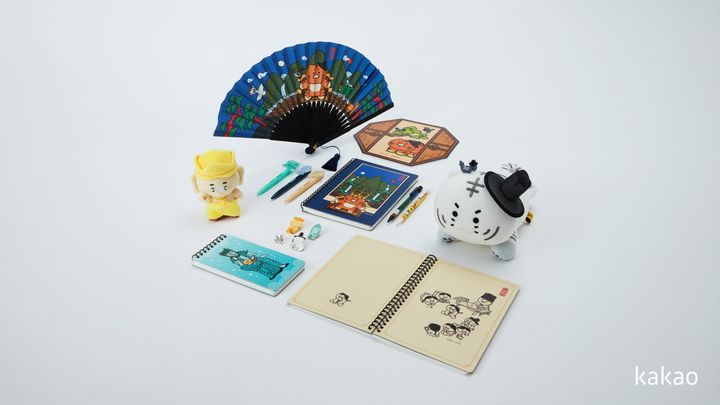 [서울=뉴시스] 카카오프렌즈 협업 뮷즈 (사진=국립중앙박물관 제공) 2026.04.09. photo@newsis.com *재판매 및 DB 금지