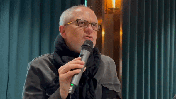 [서울=뉴시스] 한이재 기자 = 9일 뮤지컬 '베토벤' 연출을 맡은 길 메머트가 발언하고 있다. 2026.04.09. nowone@newsis.com *재판매 및 DB 금지