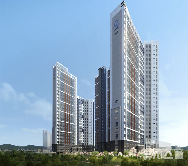 [익산=뉴시스]윤난슬 기자 = 익산시 남중동 '오투그란데 뉴퍼스트' 아파트. (사진=농협은행 전북본부 제공) photo@newsis.com