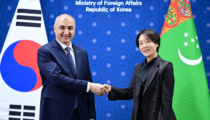 [서울=뉴시스] 제6차 한-투르크메니스탄 정책협의회 개최. (사진=외교부 제공) 2026.04.09 *재판매 및 DB 금지