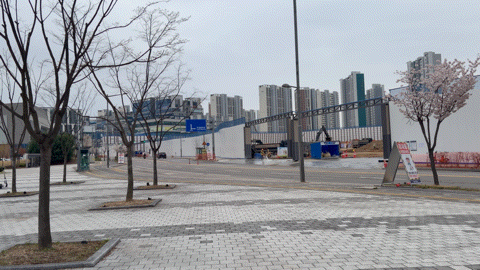 [서울=뉴시스] 안태현 인턴기자 = '옥정중앙역 디에트르' 부지 바로 앞 도보권에 옥정호수공원이 위치해 있다. 2026.04.09. *재판매 및 DB 금지