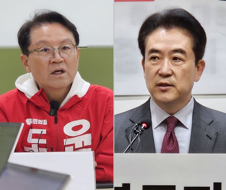 윤갑근(왼쪽), 윤희근 국민의힘 충북지사 예비후보. *재판매 및 DB 금지