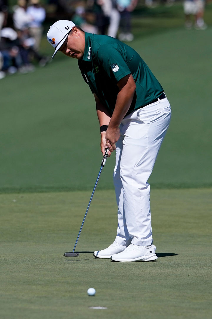 임성재, 마스터스 첫날 4오버파