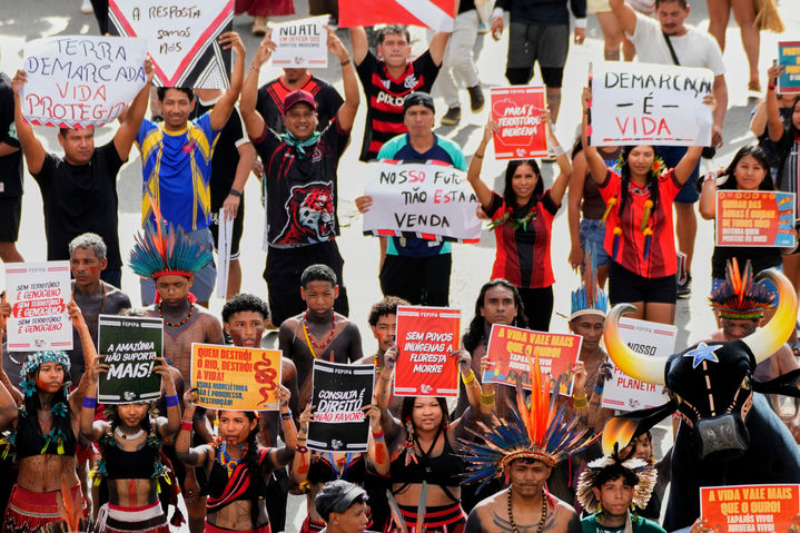 "원주민 토지 경계 확정하라"