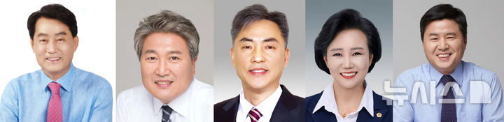 [안양=뉴시스] 하은호·이견행·이길호·정윤경·한대희 후보 및 예비후보 (정당별 가나다 순). (사진=뉴시스 DB). photo@newsis.com